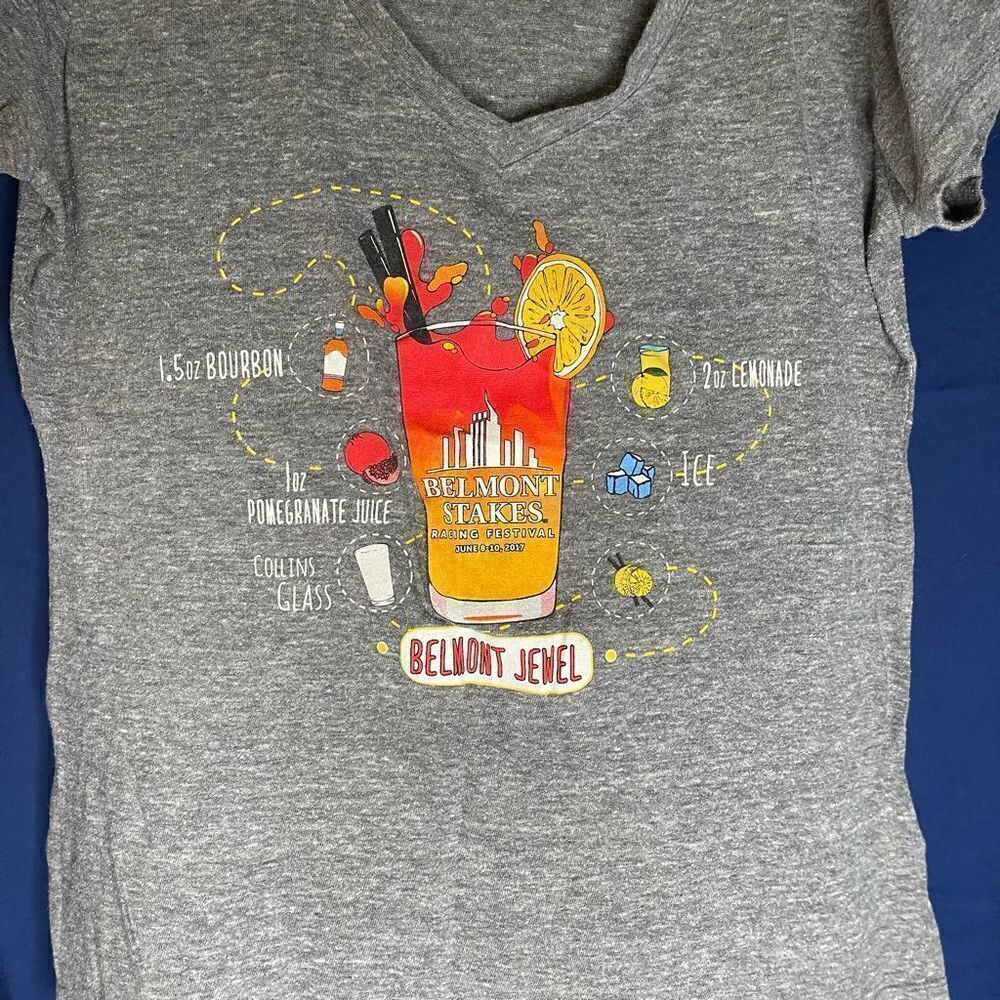 2017 Belmont Stakes T-Shirt L - Picture 5 of 6